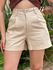Shorts Lua em Linho CRU
