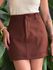 Shorts Saia em Alfaiataria Quezia MARROM