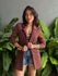 Blazer Ponto Roma MARROM