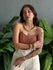 Cropped Corselet em Poliamida MARROM CLARO