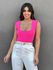 Body Anarruga Decote Quadrado ROSA PINK