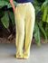 Calça Pantalona Jordana em Liocel AMARELO MANTEIGA