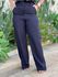 Calça Pantalona Jordana em Liocel PRETO