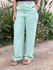 Calça Pantalona Jordana em Liocel VERDE MENTA