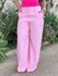 Calça Pantalona Jordana em Liocel ROSA CLARO