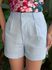 Shorts Lua em Linho AZUL CLARO