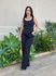 Conjunto Paula Calça e Blusa em Alfaiataria PRETO