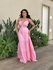 Vestido Longo Eliana Aberto nas Laterais ROSA CLARO