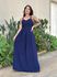 Vestido Longo Janete AZUL MARINHO
