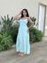 Vestido Midi Taisa VERDE ÁGUA
