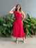 Vestido Midi Clara Nula Manga VERMELHO