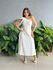 Vestido Midi Clara Nula Manga OFF WHITE