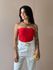 Cropped Tube Top VERMELHO