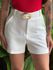Shorts Kenia em Alfaiataria OFF WHITE