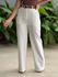 Calça Pantalona Taila em Alfaiataria OFF WHITE