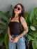 Cropped Tube Top PRETO