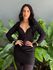 Vestido Curto Celina Manga Longa PRETO