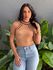 Blusa Regata Diana em Tricot BEGE