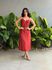 Vestido Midi Angelica MARROM MOCHA