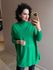 Poncho em Tricot VERDE BANDEIRA