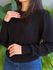 Tricot Olga Manga Longa PRETO