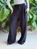 Calça Pantalona Leila com Elástico no cós PRETO