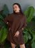 Vestido Tricot Lara MARROM