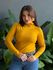 Blusa Jade em Tricot Gola Alta Cacharrel MOSTARDA