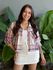 Jaqueta Xadrez BRANCO COM ROSA