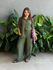Conjunto Cecilia Camisa e Calça VERDE MILITAR