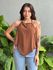 Blusa Miriã Frente Única MARROM