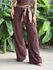 Calça Pantalona Franciele MARROM