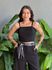Cropped Liocel Lira Alças Finas PRETO