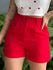 Shorts Alfaiataria Analia Barra Dobrada VERMELHO