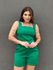 Conjunto Alfaiataria Juliana Shorts e Cropped VERDE BANDEIRA