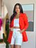 Maxi blazer alfaiataria LARANJA