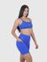 Bermuda Azul Usup Confort Poliamida UV 50+ Blackout Com Bolso Lateral