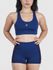 Top High Luna Usup Azul Navy Compression Uv 50+ Elastico Com Bojo 