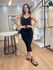 Vestido Canelado premium Preto 