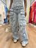 Calça Cargo Lavagem Clara 