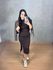 Vestido Muscle Tee Marrom Café