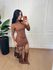Vestido Chiara Marrom