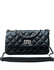 Bolsa Lavínia Couro Preto com Ferragens Prata