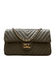 Bolsa Kiara Média Chevron Couro Fend