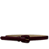 Cinto Pavia Couro Croco Cabernet
