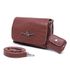 Bolsa Carteira Feminina Com Alça Café Croco