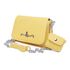 Bolsa Carteira Feminina Com Alça Amarelo Liso