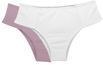 KIT CALCINHA LATERAIS CONFORT 100%ALGODÃO BRANCO/ROSA RETRO