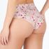 CALCINHA BOYSHORT ESTAMPA FLORAL CHOCOLATE