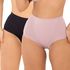 KIT DUO CALCINHA MODELADORA R.BLUSH/PRETO POA